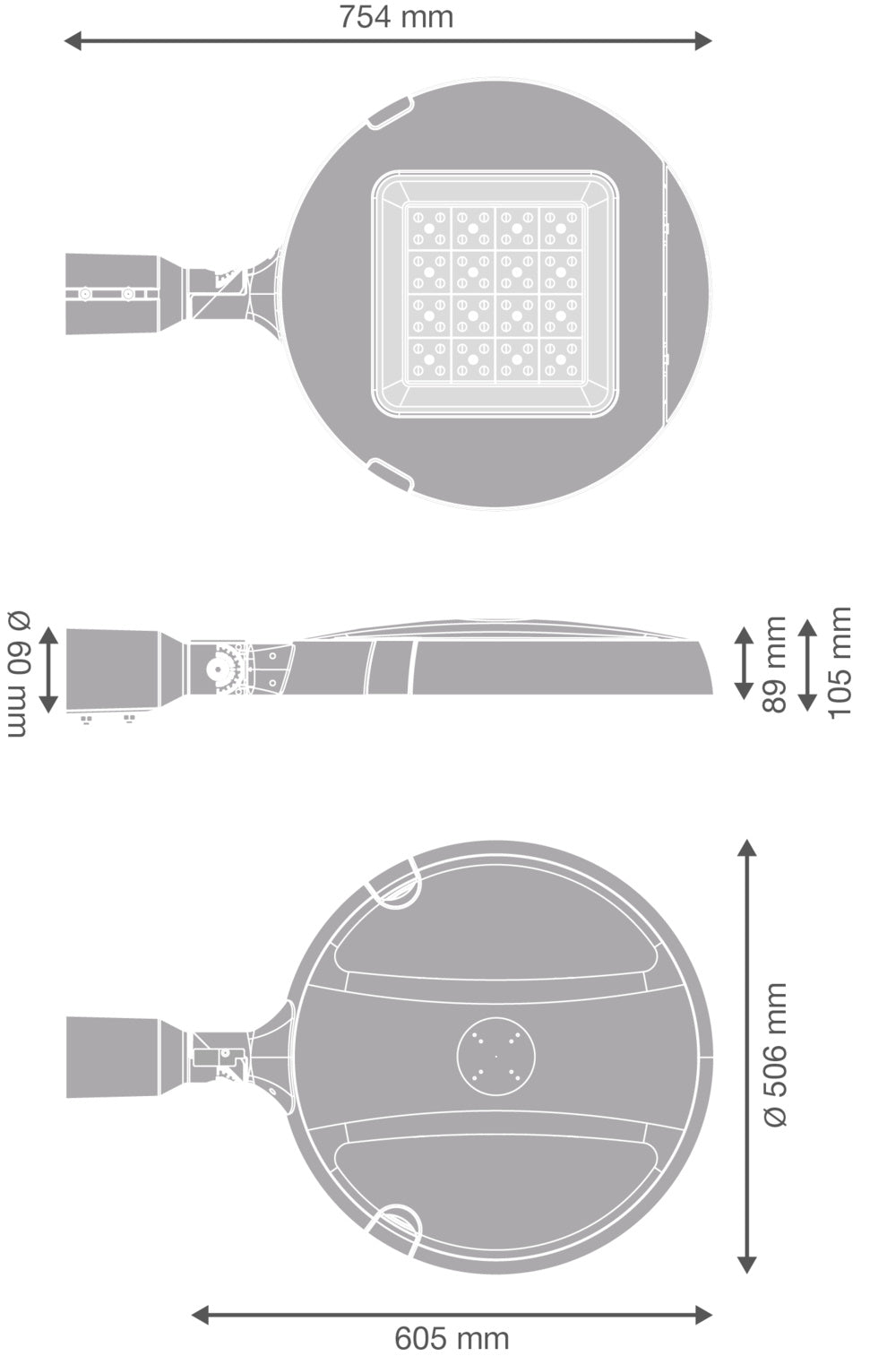 LED stropné svietidlo 80W IP66 3000K 156° – stropné LED svietidlo LEDVANCE