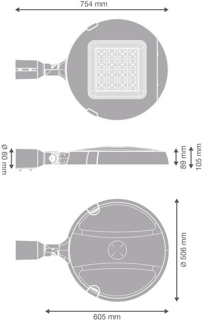 LED stropné svietidlo 60W IP66 3000K 156° – stropné LED svietidlo LEDVANCE