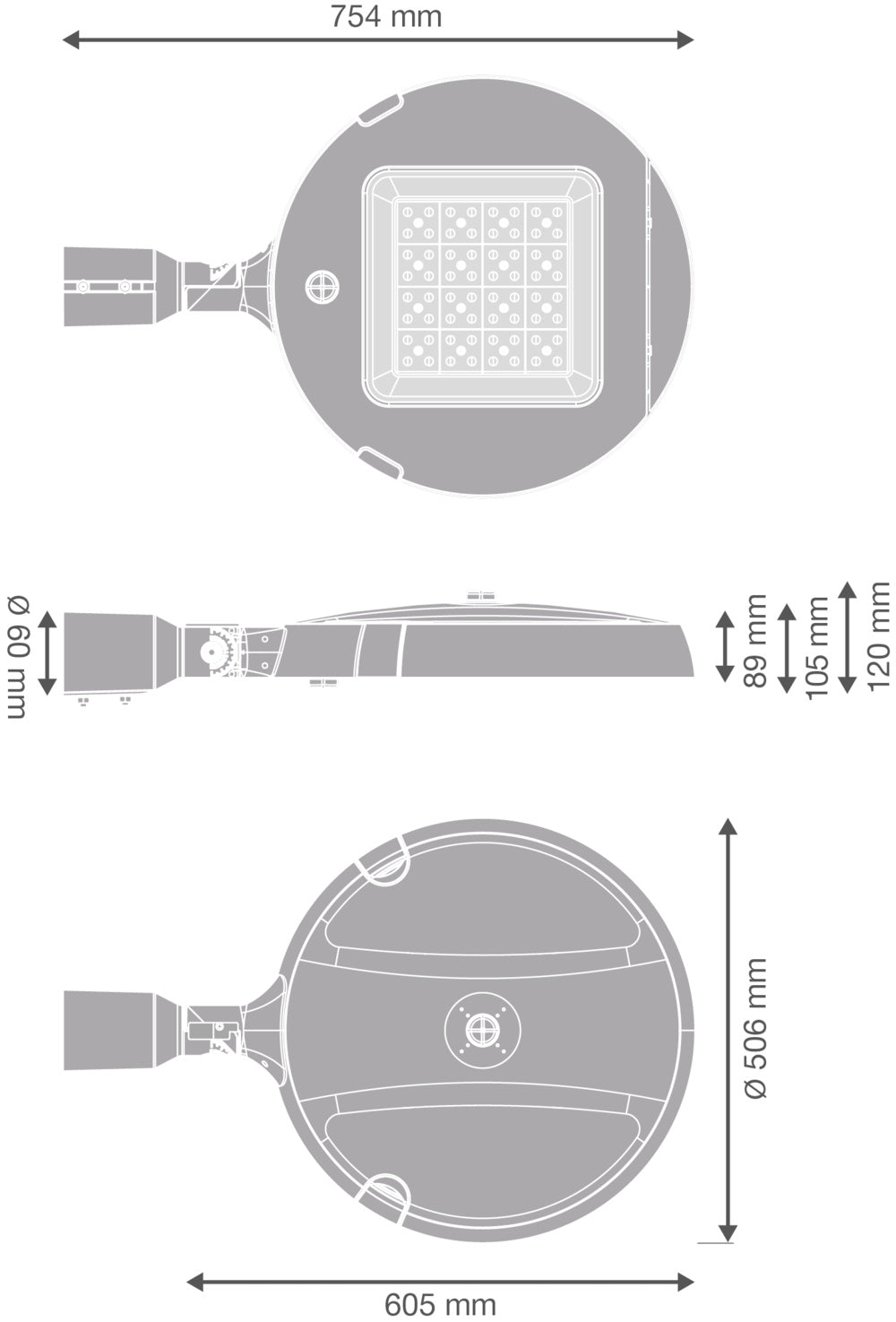 LED stropné svietidlo 80W IP66 4000K 156° – stropné LED svietidlo LEDVANCE