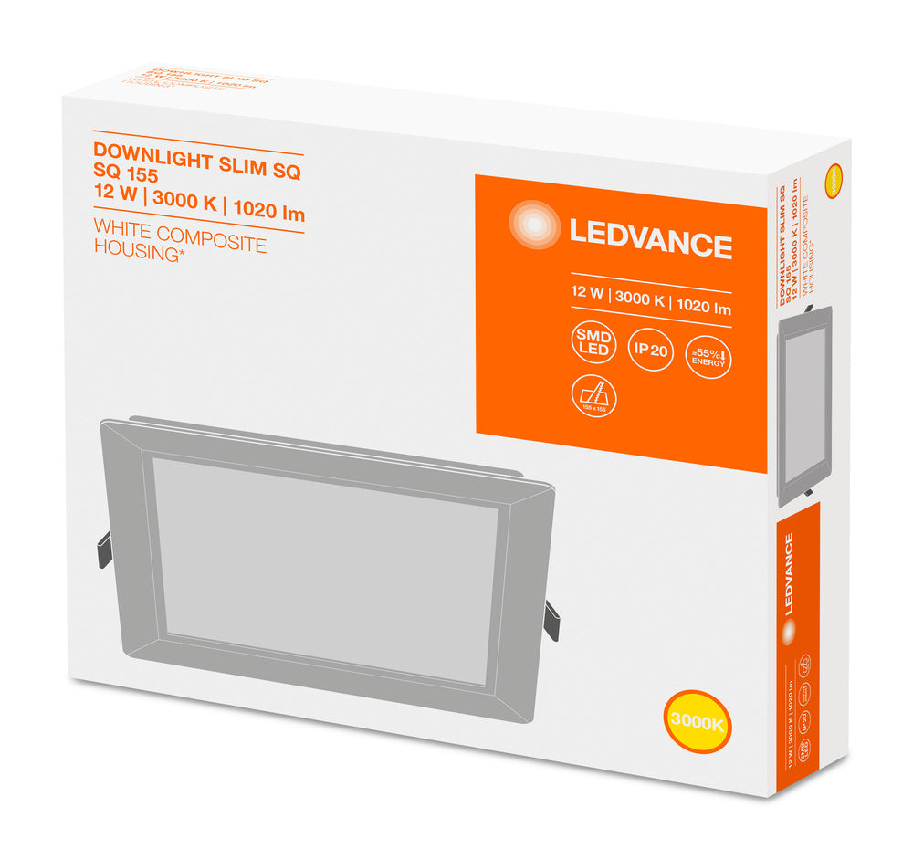 LED downlight 12W IP20 3000K 120° – zápustné LED svietidlo LEDVANCE