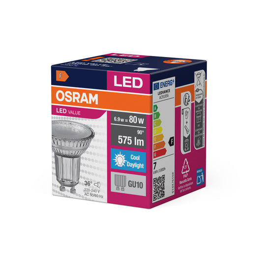 LED downlight 6.9W IP20 6500K 36° – zápustné LED svietidlo OSRAM