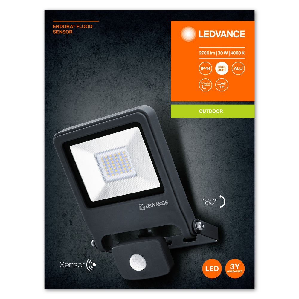 LED reflektor 30W IP44 4000K 110° – vonkajšie LED svietidlo LEDVANCE