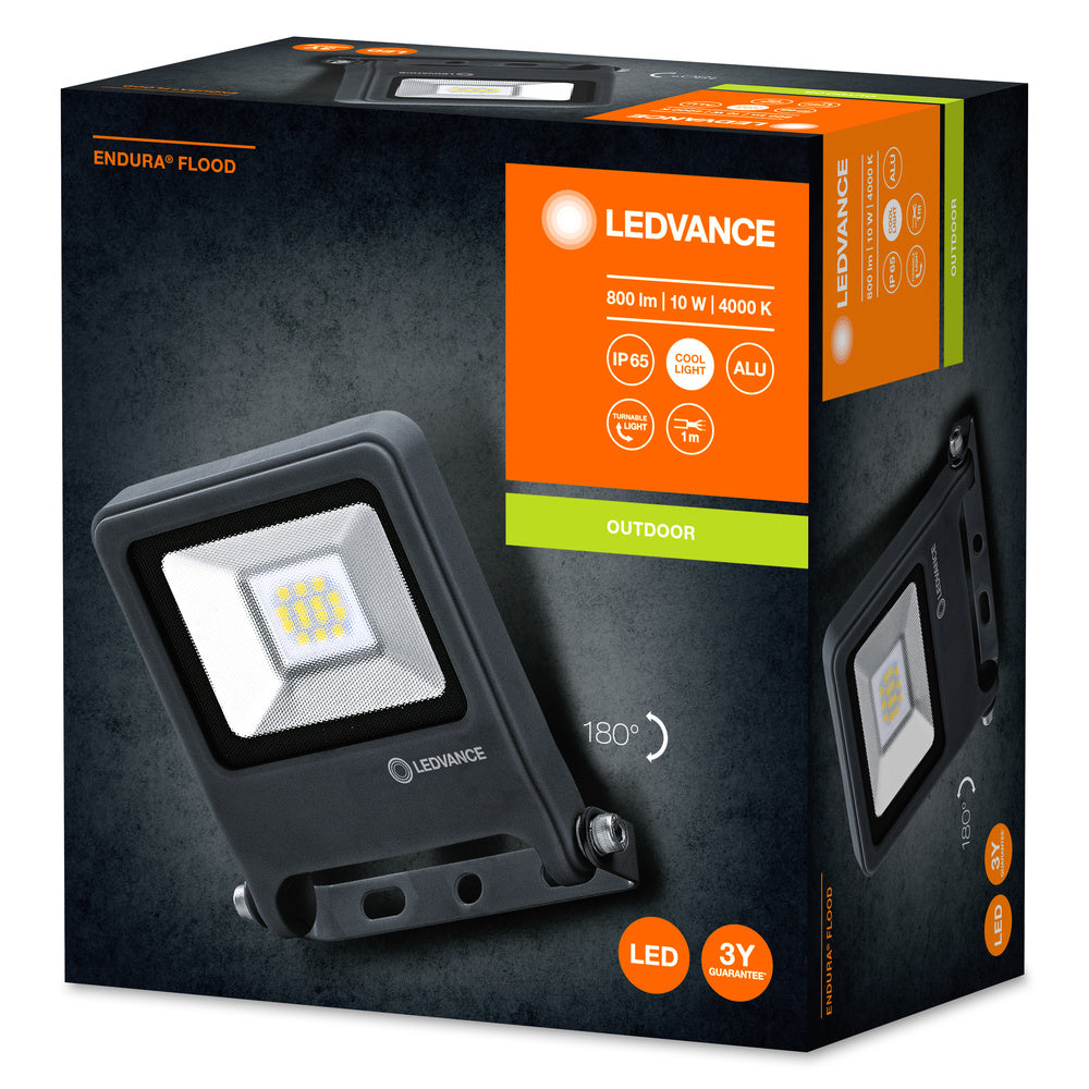 LED reflektor 10W IP65 4000K 110° – vonkajšie LED svietidlo LEDVANCE