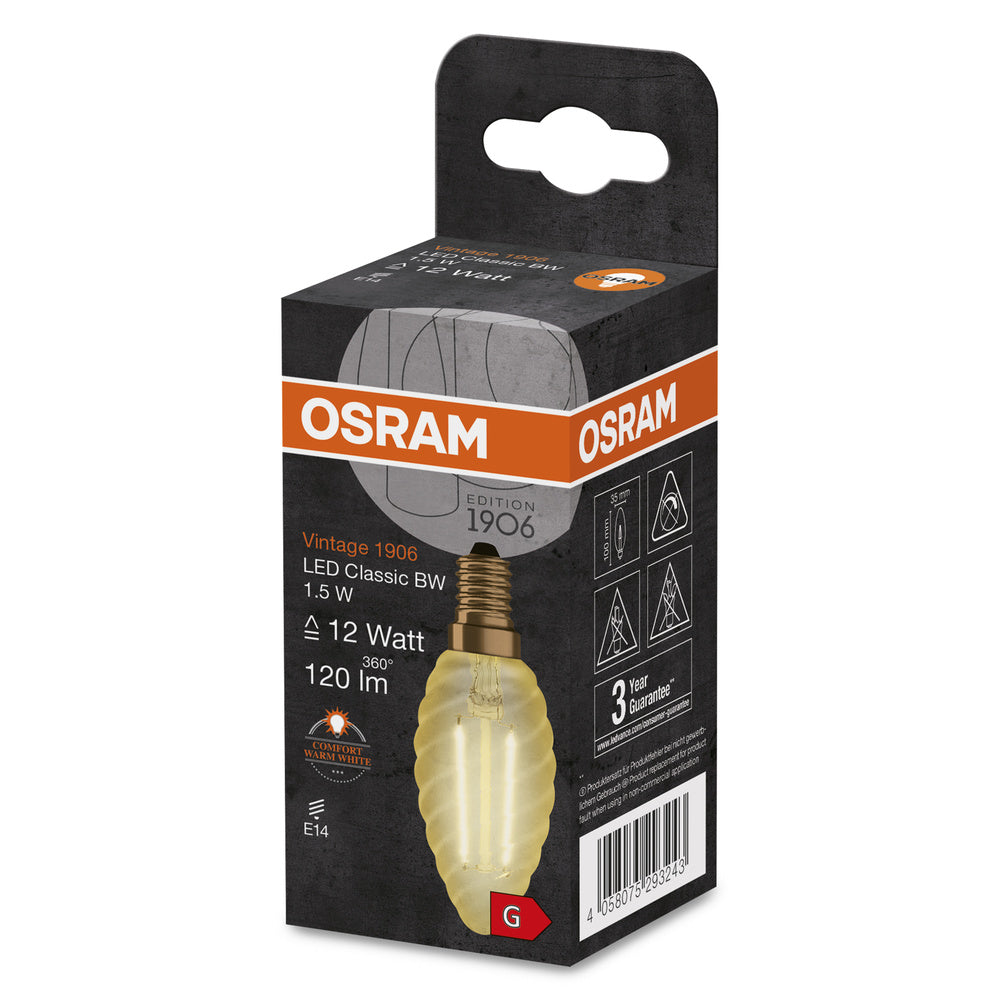 LED stropné svietidlo 1.5W IP20 2400K 300° – stropné LED svietidlo OSRAM
