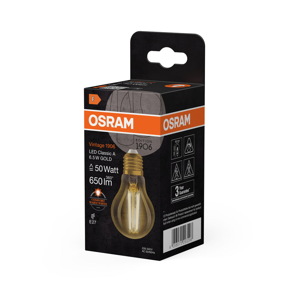 LED stropné svietidlo 6.5W IP20 2400K 300° – stropné LED svietidlo OSRAM