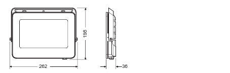 LED reflektor 70W IP65 3000K 115° – vonkajšie LED svietidlo LEDVANCE
