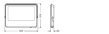 LED reflektor 200W IP65 6500K 115° – vonkajšie LED svietidlo LEDVANCE