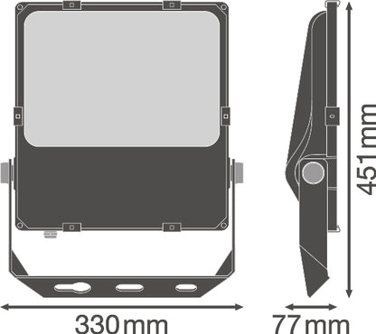 LED reflektor 150W IP66 4000K 30° – vonkajšie LED svietidlo LEDVANCE