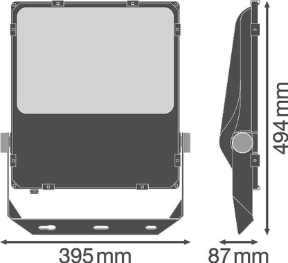 LED reflektor 200W IP66 3000K 30° – vonkajšie LED svietidlo LEDVANCE