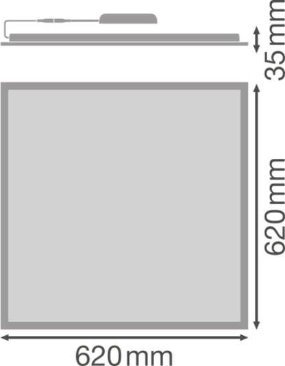 LED panel 234W IP50 110° – LED stropný panel LEDVANCE