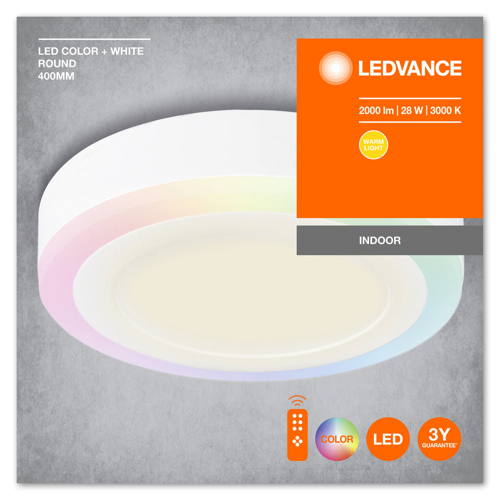 LED stropné svietidlo 28W IP20 3000K 110° – stropné LED svietidlo LEDVANCE
