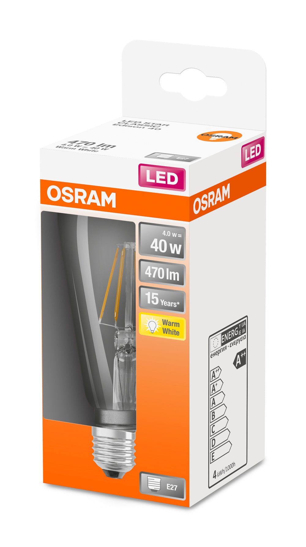 LED stropné svietidlo 4W IP20 2700K 300° – stropné LED svietidlo OSRAM